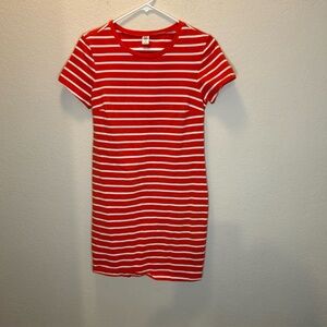 Old Navy Red and White Striped Shirt